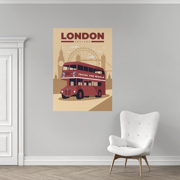 London England Retro - Imprim
